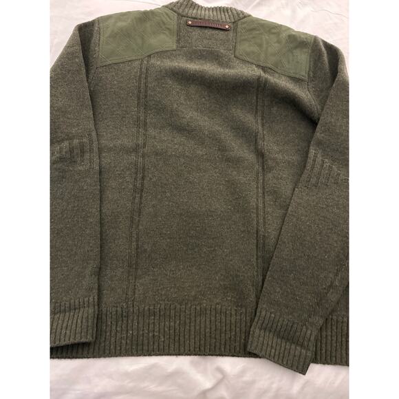 Alps & Meters XXL Green Wool-Blend Alpine Guide Sweater Luxury Utility - Picture 9 of 9